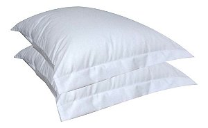 Fronha 3 Abas Avulsa Percal 180 Fios Premium 70% Algodão/30% Poliester 50X70cm