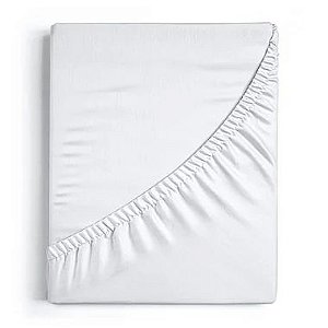 Lençol Solteiro Avulso Com Elástico Percal 180 Fios Quality 50% Algodão/50% Poliéster 0,90X1,90X0,30m