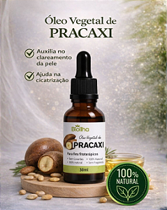 Óleo Vegetal de pracaxi 30ml (Pracaxi Vegetable Oil 30ml)