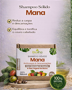 Shampoo Sólido Mana 65g (Mana Solid Shampoo 65g)