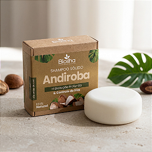 Shampoo sólido de andiroba 65g (Andiroba Solid Shampoo 65g)