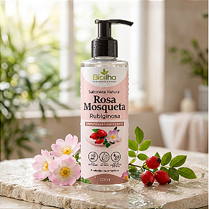 Sabonete Líquido de Dolomita e Rosa Mosqueta 200ml (Dolomite & Rosehip Liquid Soap 200ml)