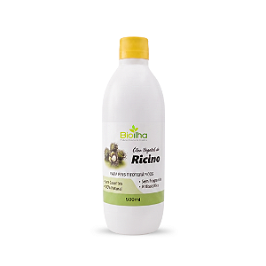 Óleo Vegetal de Rícino 500 ml (Castor Vegetable Oil 500ml)