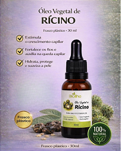 Óleo Vegetal de Rícino 30 ml (Castor Vegetable Oil 30ml)