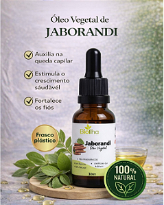 Óleo Vegetal de jaborandi 30 ml (Jaborandi Vegetable Oil 30ml)