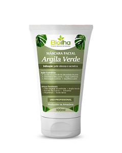 Máscara Facial de Argila Verde e Andiroba 100ml (Green Clay & Andiroba Facial Mask 100ml)