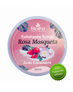 Esfoliante Scrub de Rosa Mosqueta 300ml (Rosehip Exfoliating Body Scrub 300ml)