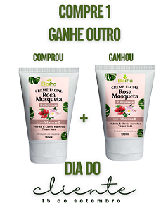 Creme Facial de Rosa Mosqueta 100ml - COMPRE 01 GANHE OUTRO
