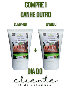 Creme facial de dolomita e niacinamida 100ml COMPRE 01 GANHE OUTRO