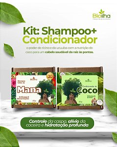 Kit Shampoo Mana + Condicionador de Coco