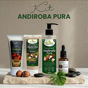 Kit  Andiroba Pura – Fragrância Natural de Breu Branco