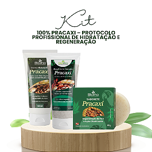 Kit 100% Pracaxi – Protocolo Profissional de Hidratação e Regeneração