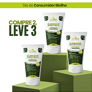 03 Clareadores de Axilas e Virilhas - Iluminador da Amazonia - Compre 2, leve 3