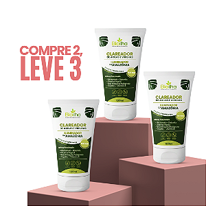03 Clareadores de Axilas e Virilhas - Iluminador da Amazonia - Compre 2, leve 3