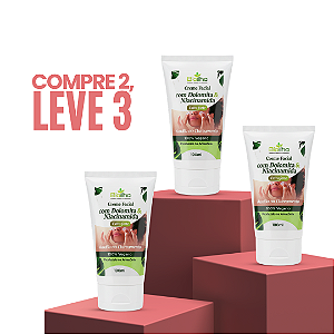 03 Cremes de Dolomita com Niacinamida - Compre 2, Leve 3.