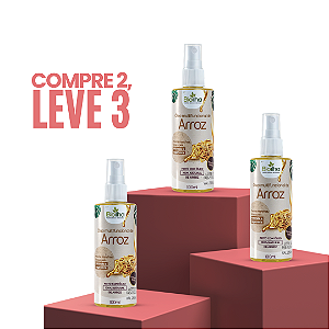 03 Óleos Multifuncionais de Arroz - Compre 2, Leve 3.