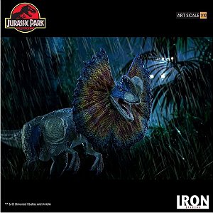 IRON STUDIOS JURASSIC PARK - Dilophosaurus -Bds Art Scale 1/10