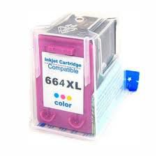 CARTUCHO DE TINTA COMPATIVEL  HP 664XL 664 COLORIDO F6V31AB F6V31A  - DATAVIP