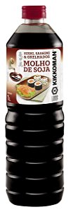 Molho de Soja Sushi, Sashimi e Grelhados Kikkoman 1L