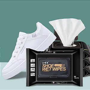 Pacote 80 Unidades De Lenço Limpa Tênis Sapato Bolsa Instantâneo Magic Wipes Prático