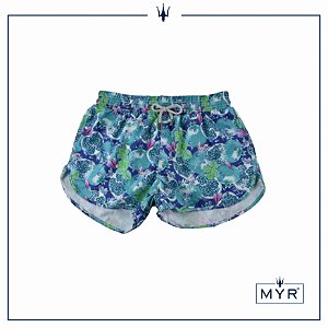 Short feminino - est. Limão siciliano - MYROFICIAL