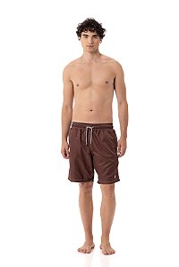 Short Comprido - Marrom