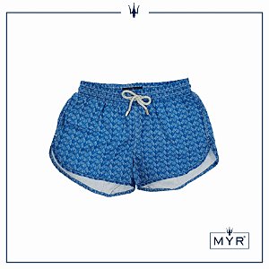 Short feminino - est. Linhas Azuis