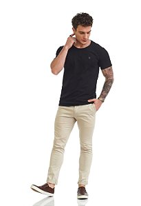 CAMISETA MYR FIO EGÍPCIO PRETO