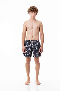 SHORT MYR SWIN CURTO BLACK PALM