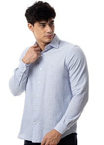 CAMISA LINHO MANGA LONGA MYR AZUL CÉU