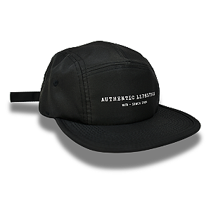 BONÉ MYR FIVE PANEL AUTHENTIC BLACK
