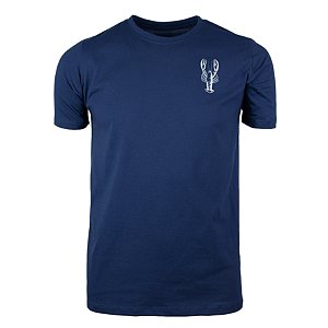 CAMISETA MYR COT. AZUL MARINHO EST. LAGOSTA