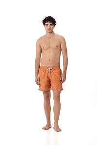 SHORT MYR SWIN CURTO ORANGE PALM