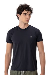 CAMISETA MANGA CURTA MYR • UV MASCULINA PRETA