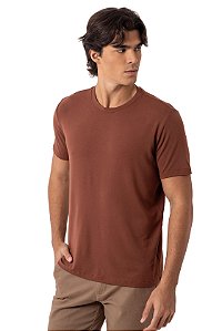 CAMISETA MODAL MYR MARROM