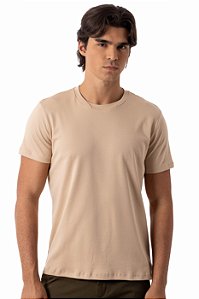 CAMISETA SUEDINE PIMA MYR BEGE