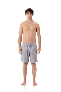 SHORT MYR SWIN COMPRIDO CINZA CLARO