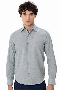 CAMISA LINHO MANGA LONGA MYR VERDE