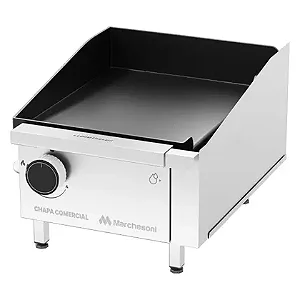 Chapa Comercial a Gás Edição 80 Anos 1 Queimador CH.6.041 Marchesoni