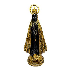 Nossa Senhora Aparecida Em Mármore 22cm
