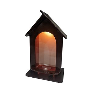 Capela 21cm Para imagens Até 12cm Com Luz