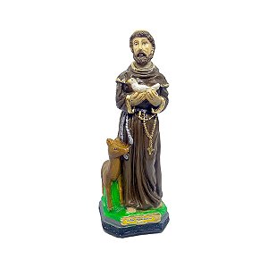 São Francisco De Assis Gesso 20cm