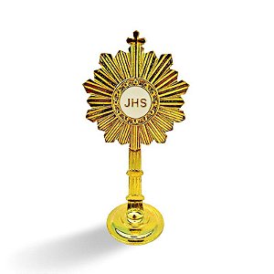 Ostensório Santíssimo Dourado 10cm