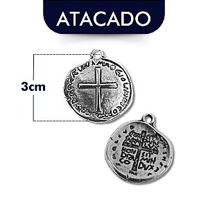 Medalha das Duas Cruzes 3cm Atacado