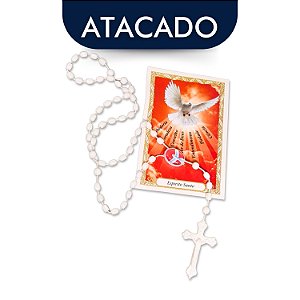 Terço Divino Espírito Santo Lembrança Crisma Atacado