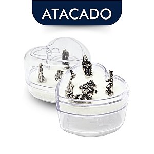 Mini Presépio Com caixinha Coração Atacado