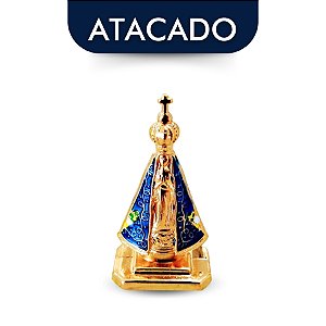 Nossa Senhora Aparecida 5cm Dourada Atacado
