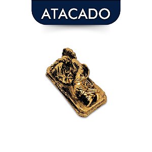 Imagem de São José Dormindo 11cm Dourado Atacado