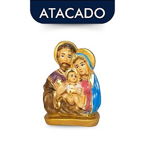 Sagrada Família 14cm Colorida Atacado