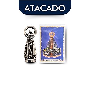 Mini Nossa Senhora Aparecida Metal Atacado